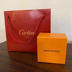 Cartier & Louis Vuitton Bag/Box